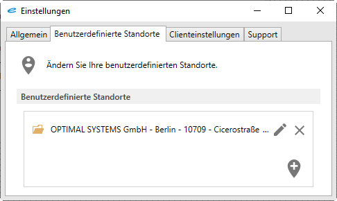 enaio® Outlook Add-In NG (filing locations)